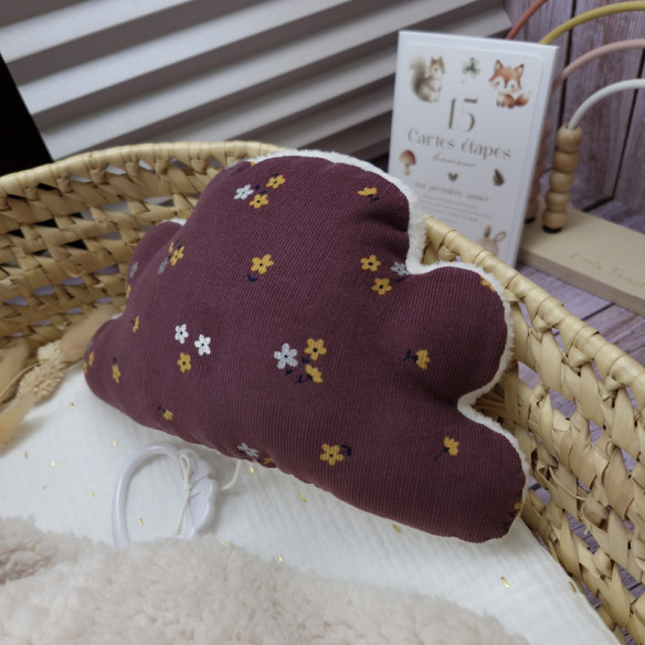 Coussin nuage petit format - musical