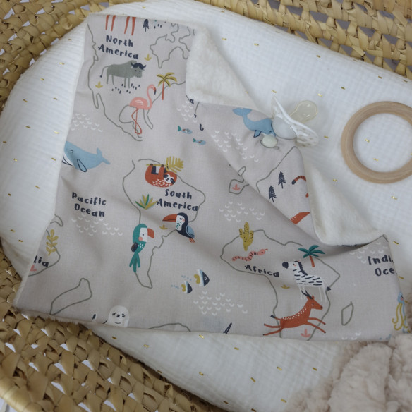 Doudou 3 en 1 "travel" doux