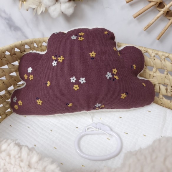 Coussin nuage petit format - musical