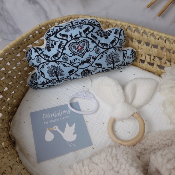Coussin nuage petit format - musical 2