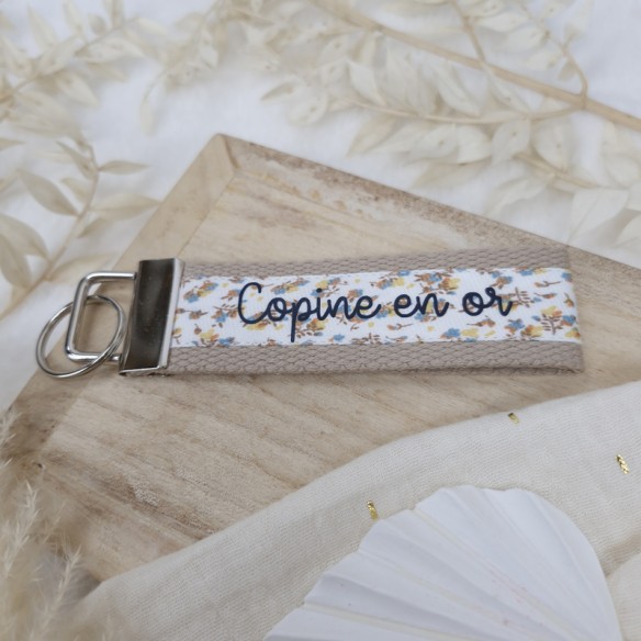 porte-clés-copine-or-idee-cadeau