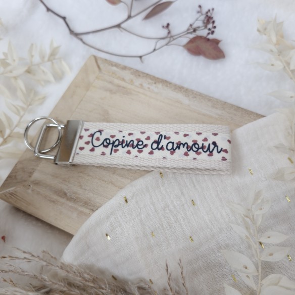Porte-clés "Copine d'amour" 2