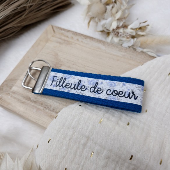 Porte-clés "Filleule de coeur" 2