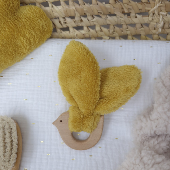 Anneau de dentition oreilles de lapin