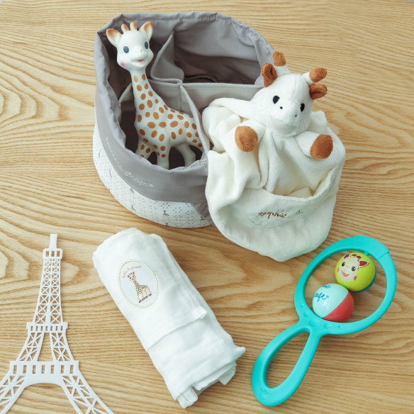 Corbeille naissance Sophie la Girafe