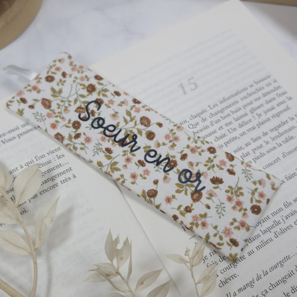 Marque-page "Soeur en or" 2