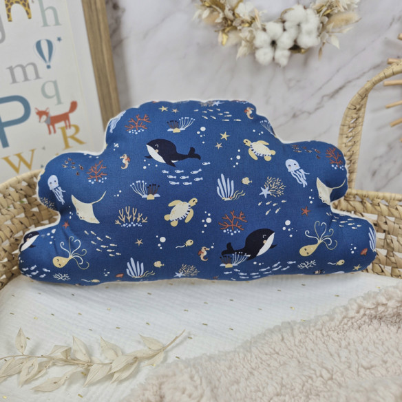 Coussin nuage grand format - simple