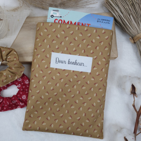 Pochette nomade citation "Doux bonheur..."