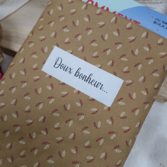 Pochette nomade citation "Doux bonheur..."