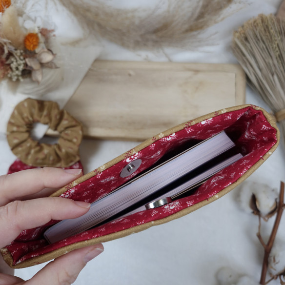 Pochette nomade citation "Doux bonheur..."