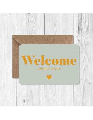 Carte de vœux "Welcome baby"