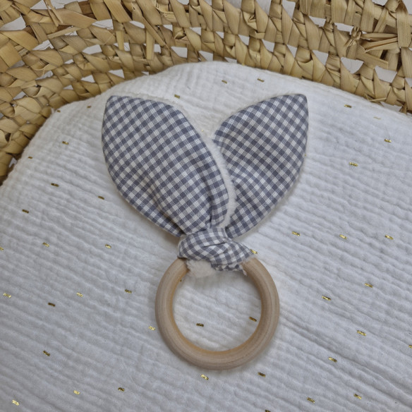 Anneau de dentition oreilles de lapin