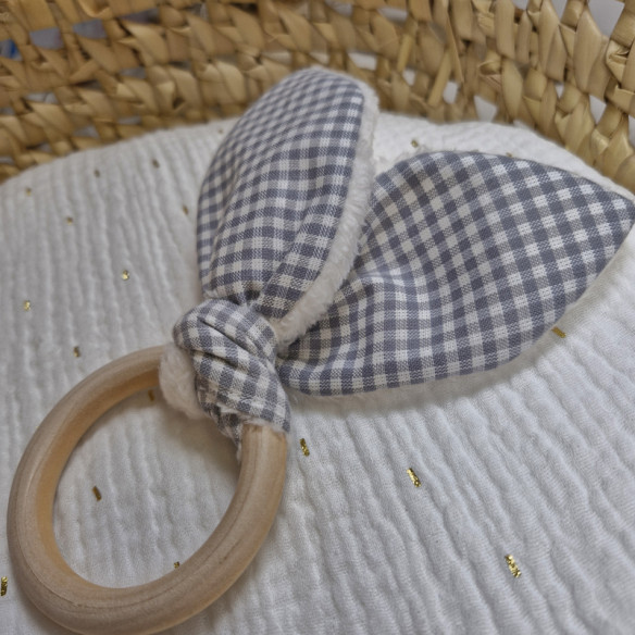 Anneau de dentition oreilles de lapin