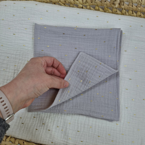 Lange en tissu double gaze