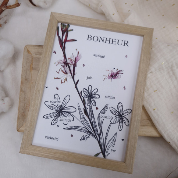 Cadre décoratif "Bonheur"