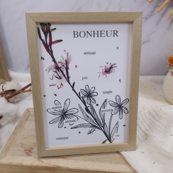 Cadre décoratif "Bonheur"