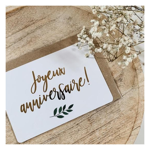 Carte de vœux "Joyeux anniversaire"