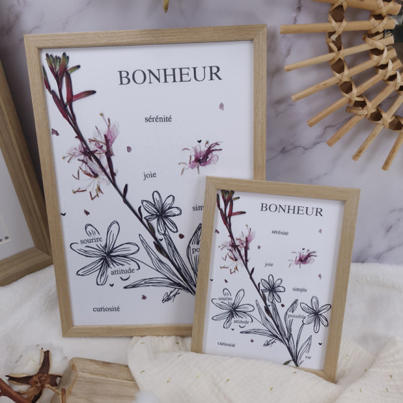 Cadre décoratif "Bonheur"