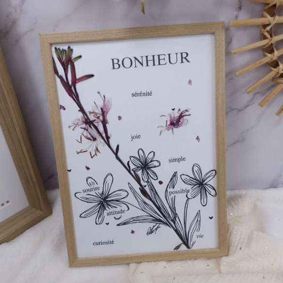 Cadre décoratif "Bonheur"