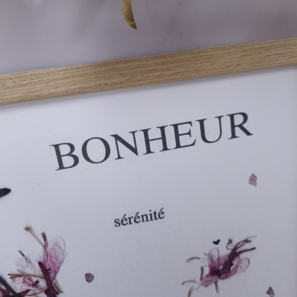 Cadre décoratif "Bonheur"