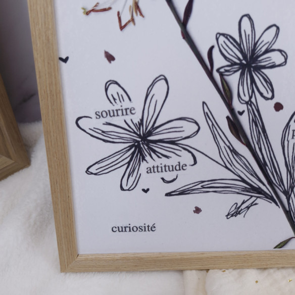 Cadre décoratif "Bonheur"