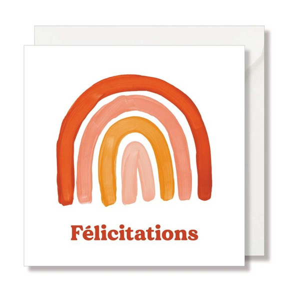 Carte de vœux "Félicitations!"