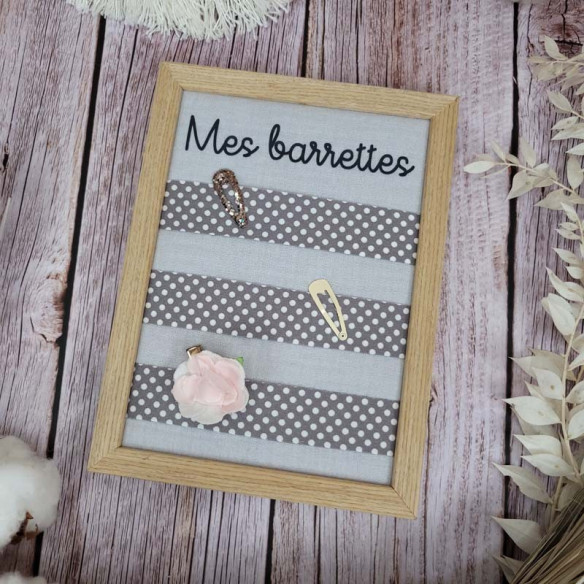 Porte-barrettes cadre "nathan"