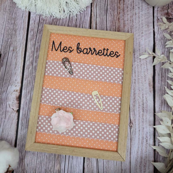 Porte-barrettes cadre "lola"