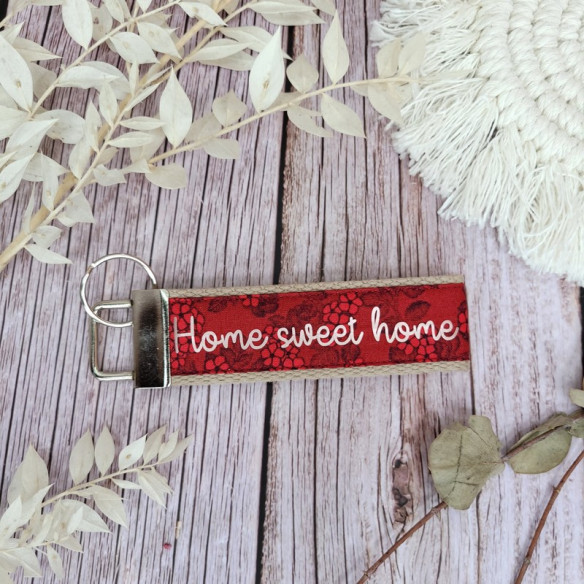 Porte-clés "Home sweet home"