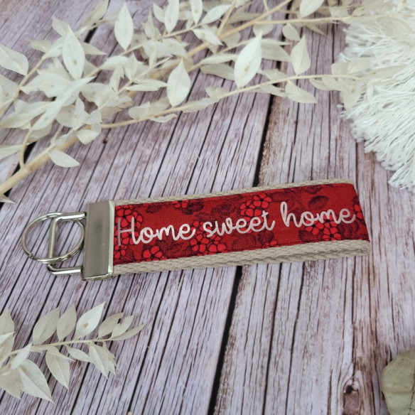 Porte-clés "Home sweet home"