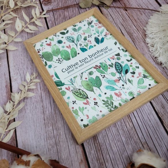 Cadre citation "Cultive ton bonheur..." 2