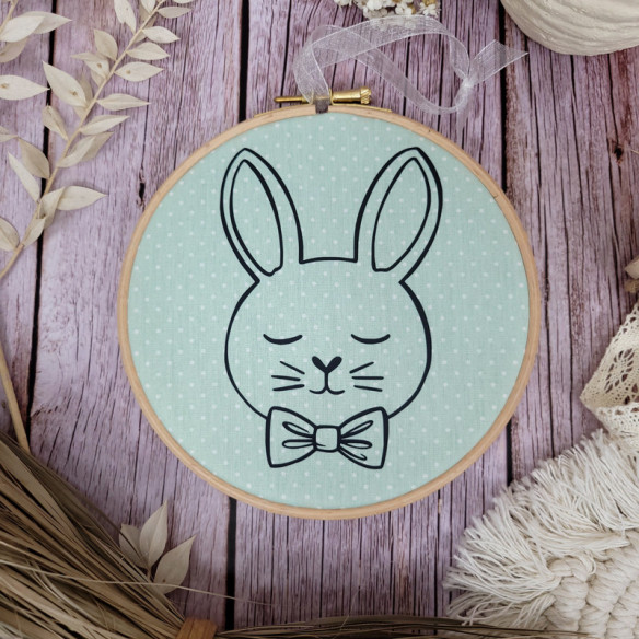 Tambour décoratif "lapin" eden
