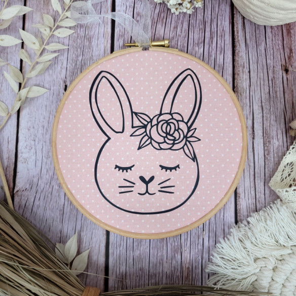 Tambour décoratif "lapin" eva