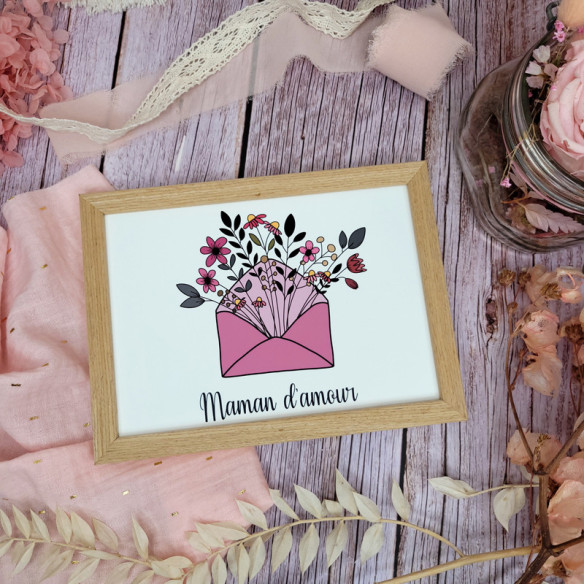 Cadre citation "Maman d'amour"