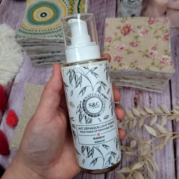 Lait démaquillant - fabrication suisse - produit naturel - les petites mains de melanie