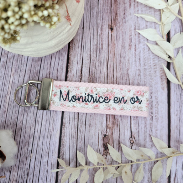 Porte-clés "Monitrice en or"