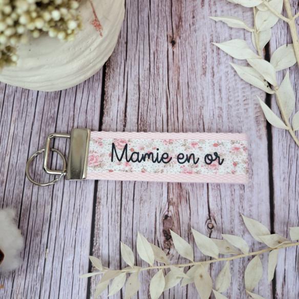 Porte-clés "Mamie en or" 2