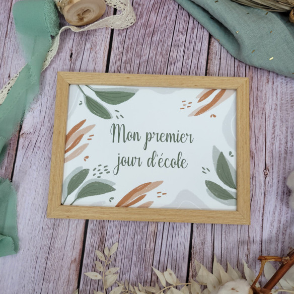 Cadre "Mon premier jour d'école"
