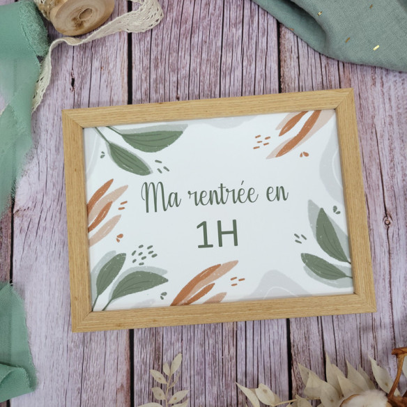 Cadre "Ma rentrée en ..." 2