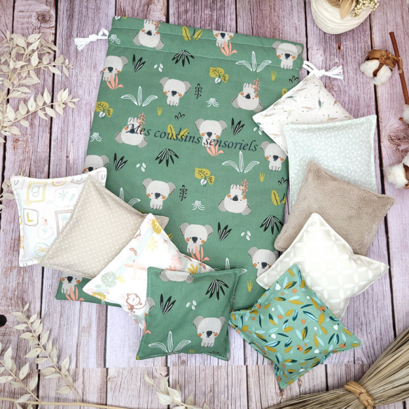 Lot de 9 coussins sensoriels