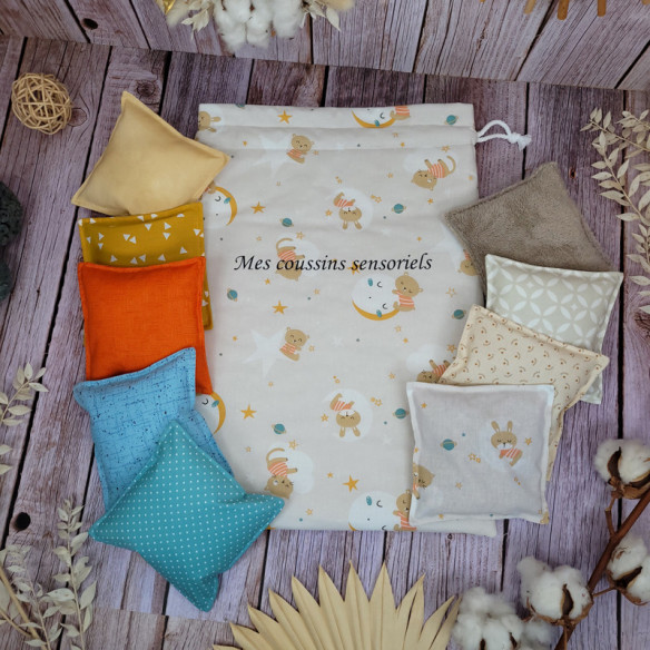 Lot de 9 coussins sensoriels