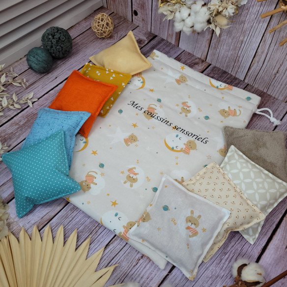Lot de 9 coussins sensoriels