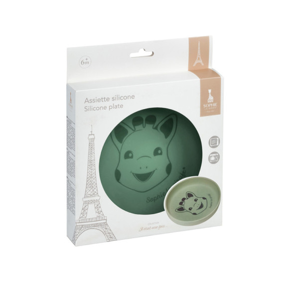 Assiette silicone