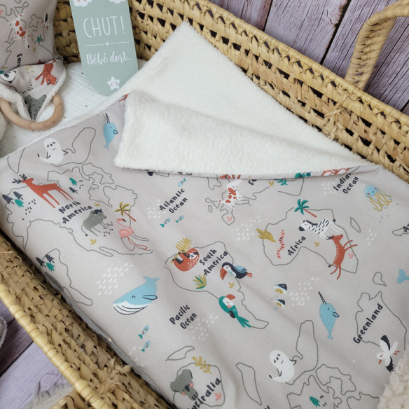 Couverture pour bébé "travel"