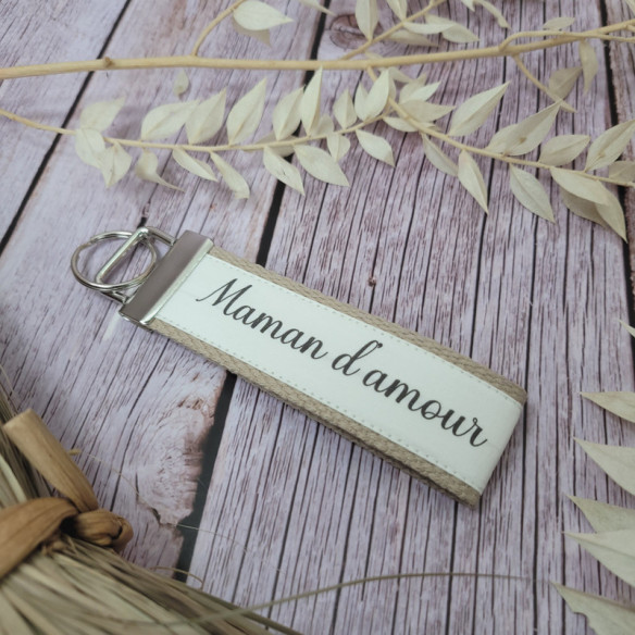 Porte-clés "Maman d'amour"