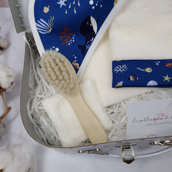 Idée cadeau - ensemble de bain - artisanat suisse