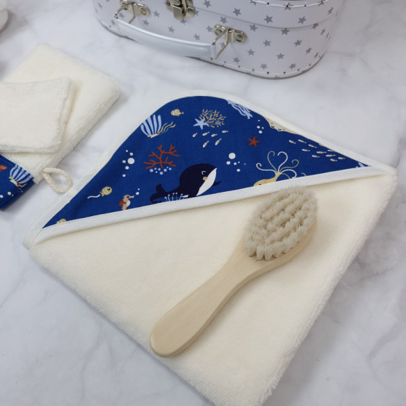 Idée cadeau - ensemble de bain - artisanat suisse