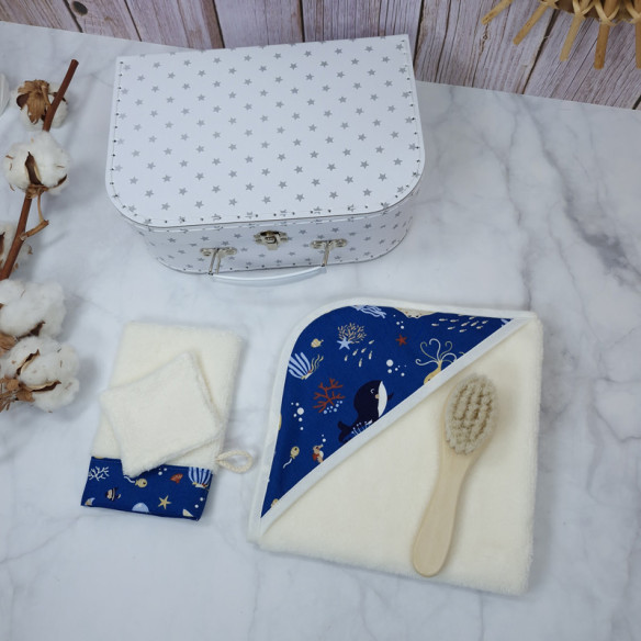 Idée cadeau - ensemble de bain - artisanat suisse 2