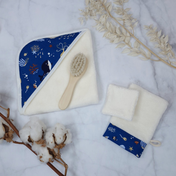 Idée cadeau - ensemble de bain - artisanat suisse