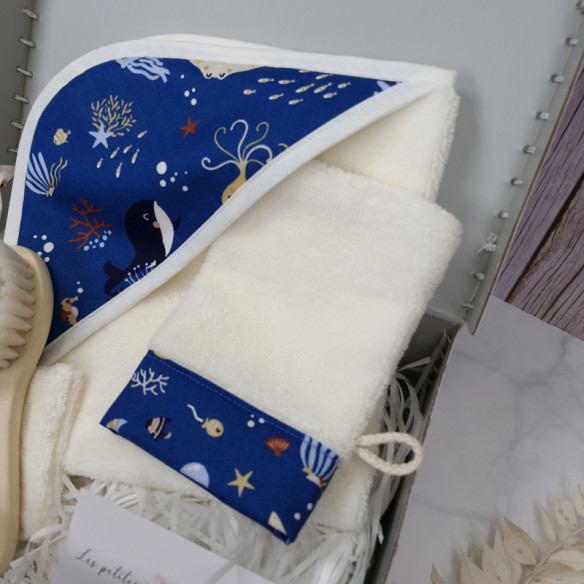 Idée cadeau - ensemble de bain - artisanat suisse